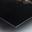 1950s Arkansas Razorbacks Basketball Art Metal print