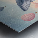 The Flying Whale in the Dawn Sky Metal print