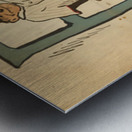 Early 1900s Baseball Player and Word Art Metal print