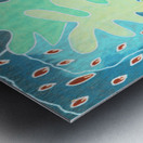 Abstract Forest Scene Metal print