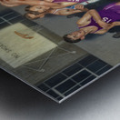 High Point Basketball Vintage Art Metal print