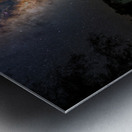 Milky Way over Diona Building by E. Farmer & M. Killion Metal print