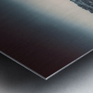 Shadows of the Earth: The Enchanting White River in Badlands Metal print