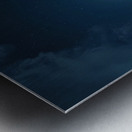 Full Moon in Starry Night Sky – Serene Lunar Landscape Metal print