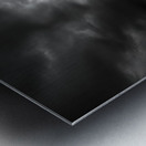 Against the Squall — Gravel Climb in Monochrome Metal print