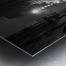 Rainy Alley at Midnight Metal print