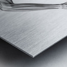 Anatomy in Motion — Graphite Female Runner Study Metal print