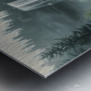 Powerful Waterfall in Mountain Forest – Breathtaking Nature Landscape Metal print