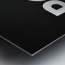 Process Is Power — Metallic Motivation for Champions Metal print