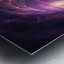 Celestial Energy Vortex – Surreal Cosmic Wormhole in Deep Space Metal print