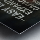 Expand and Test — Strength Forged in Every Day Metal print