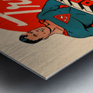 1941 Superman Bread Wall Art Metal print
