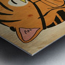 1950s Tiger in Glasses Metal print