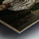 Pierre Joseph Proudhon et ses enfants en 1853 Metal print