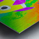 Abstract Cosmic Traveller Metal print