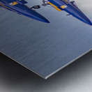 Blue Angels in Belly to Belly Aerial Formation Metal print