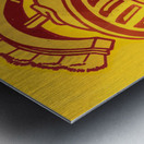 Vintage USC Trojan Cartoon Art Metal print