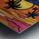 Hibiscus Flowers At Sunset Metal print