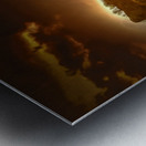 Greeted by Lofoten  Stamsund Storms Metal print