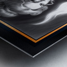 Graphite Study Portraiture Of Torchbearer Valeriana Aurelia Gorgeous AI Concept Art by Xzendor7 Metal print