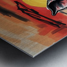 Sunset Pig Oct 29 2025 at 10 26 33 PM Metal print