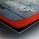 1964 Chicago Black Hawks Art Remix Metal print