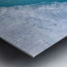 WHERE ICE MEETS MIDNIGHT Metal print