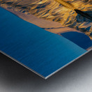 MIDNIGHT SUN ON ICE Metal print