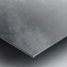 Splashing Waves Beside Gulf Shores Pier Grayscale Metal print