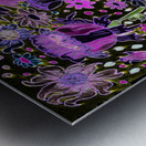 Abstract Floral Musing Metal print