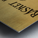 Early 1900s Colorado Basketball Art Metal print