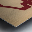 1970s Oklahoma Sooners Number 1 Art Metal print