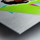 1981 Womens Basketball Art Remix Metal print