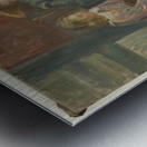 Madame Paul Valéry et son fils Claude Metal print