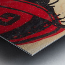 1950s Georgia Bulldog Decal Remix Art Metal print