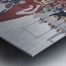 1988 Oklahoma Football Ticket Barry Switzer Art Metal print