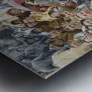 1950s North Texas Football in Rain Metal print