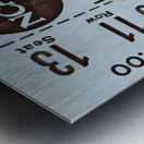 1982 NCAA Mens Basketball Semi Finals Ticket Art Metal print