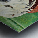 Vintage UGA Bulldog Art | Row One Metal print