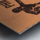 1941 Philadelphia Eagles Ticket Art | Row One Brand Metal print