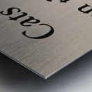 Cats on the Loose Metal print