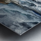 Swirling waves seascape Metal print