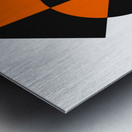 Modern geometric design  Metal print