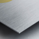 Minimalist art painting. a Metal print