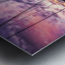 Crossing at Dusk Metal print