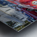 1961 Red Chevrolet Corvette Convertible 1 Metal print