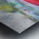 1961 Red Chevrolet Corvette Convertible 2 Metal print