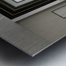 art   monogram   dove Metal print