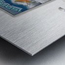 monogram art   israel ocean 1 FOR DSPLAY ONLY in room setting Metal print