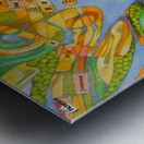 imaginary map of turin Metal print